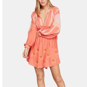 Free People's Wild Horses flowy mini dress